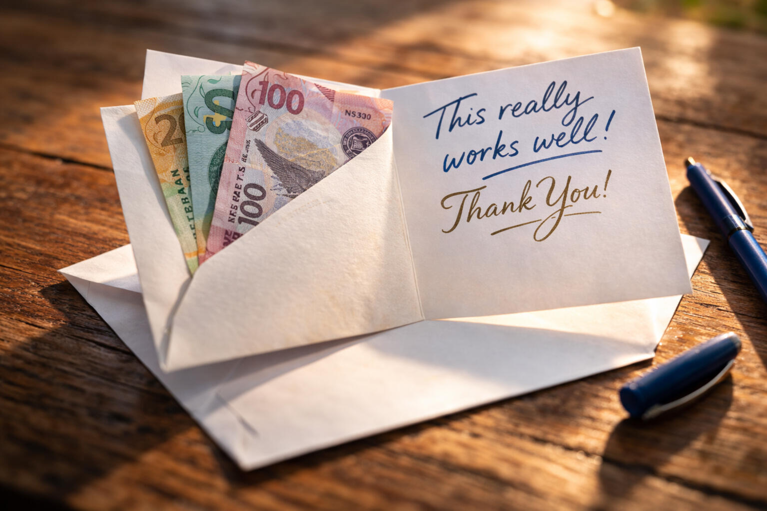 Operational reset that quickly pays for itself Envelope with money symbolizing the financial return from improving business systems and workflows